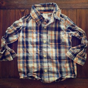 Toddler Boy Carter’s Plaid Button Up Shirt 18mo